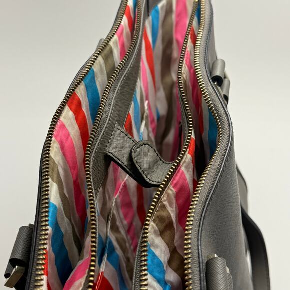 Kate Spade New York Newbury Lane Briar Saffiano Leather Tote in Warm Taupe - Picture 8 of 12